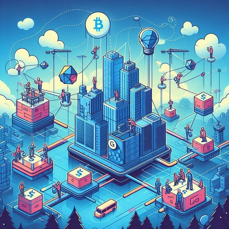 I created a Blockchain using Go.